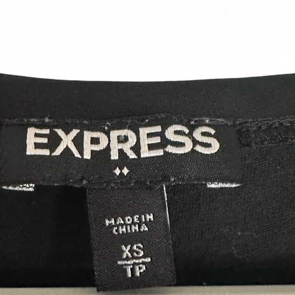 Express Black Sequin beaded Tank Top - Picture 6 of 6